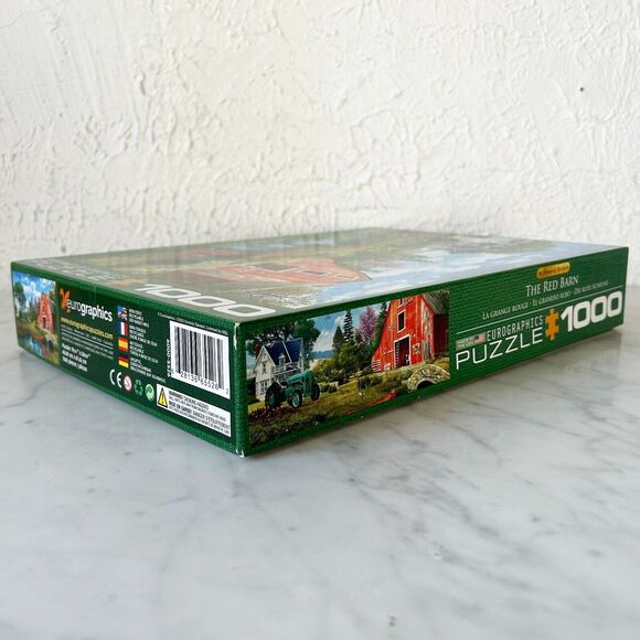 Eurographics The Red Barn by Dominic Davison 1000 Piece Puzzle - Complete - Picture 7 of 8